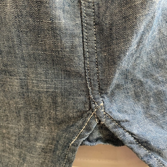 Journal Standard Chambray Denim Button up Shirt- "One Size" Japanese Size - Picture 7 of 10